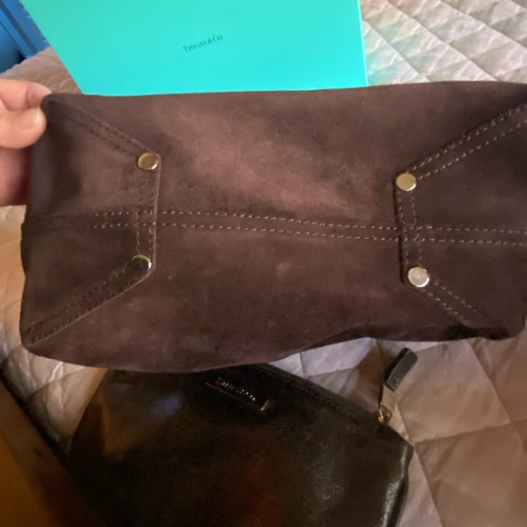 Tiffany & Co.Chocolate Brown Leather (Reversible) Shoulder. Preowned. Beautiful - Picture 8 of 15